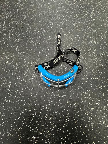 Used STX 2 SEE S Lacrosse Facial Protect Carolina Blue Youth 11849-S000038925
