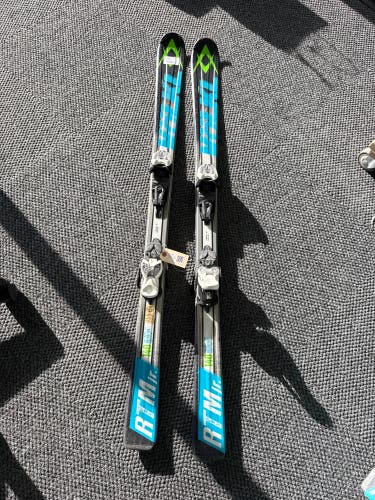 Volkl RTM Jr 140 cm Skis With Marker 7.0 Bindings (Used)