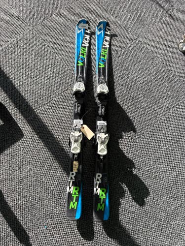 Volkl RTM Jr 120 cm Skis With Marker 4.5 Bindings (Used)