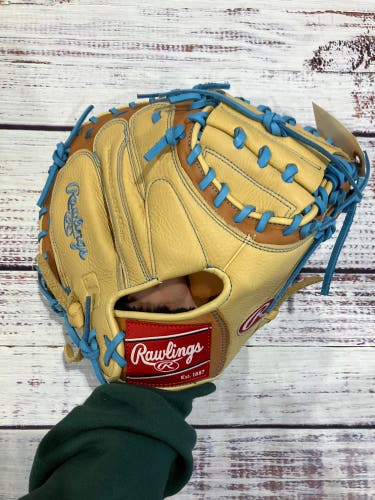 Brown Rawlings RCS RH Catcher's Baseball Glove 33" (New)