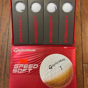 2 DOZEN BRAND NEW TAYLORMADE SPEED SOFT GOLF BALLS - WHITE