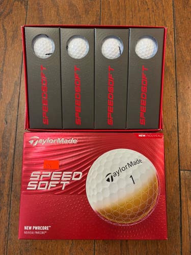 2 DOZEN BRAND NEW TAYLORMADE SPEED SOFT GOLF BALLS - WHITE