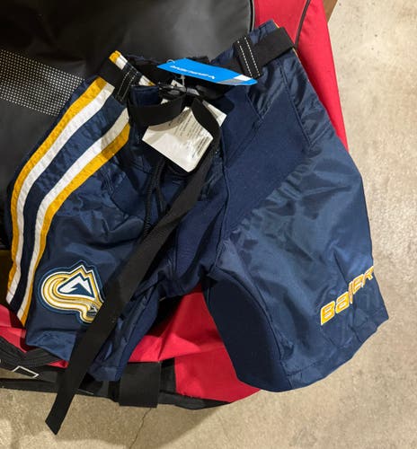 Avalanche Blue Youth Large Bauer Pant Shell (New)