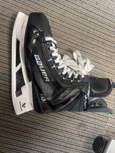 Black 2025 Bauer Flexlite Hockey Skates Regular Width 8 (New)