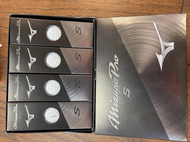 2 dozen BRAND NEW 2025 Mizuno Pro S  Golf Balls White