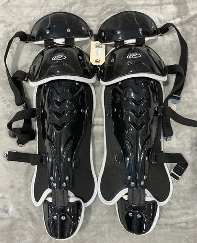 Black Youth Rawlings Catcher's Leg Guard (Used)
