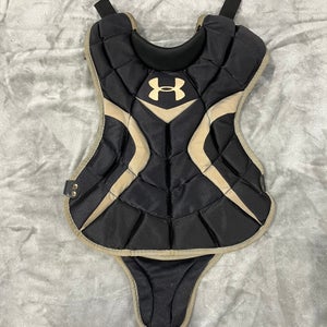 Black Youth Under Armour Victory Series Catcher's Chest Protector (Used)