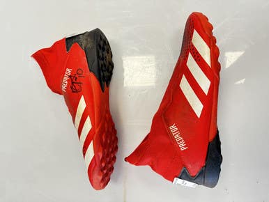 Used Adidas Soccer Turf Shoes Red Junior 05 11860-C000307528