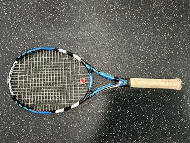Used Babolat PURE DRIVE Adult Tennis Racquet Navy Blue 4 5/8" 10743-S000479277