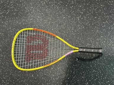 Used Wilson TURBO Adult Racquetball Racquet Yellow 3 3/8" 10743-S000470056