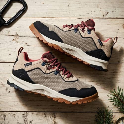 Timberland Lincoln Peak WP Low Hiker Women's 7.5 Grey Mesh Suede NIB