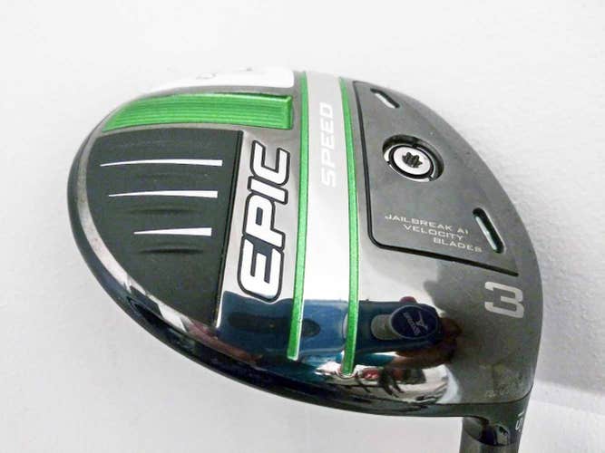 Callaway Epic Speed 3 Wood 15* (Mitsubishi MMT 70 Stiff) 3w Golf Club