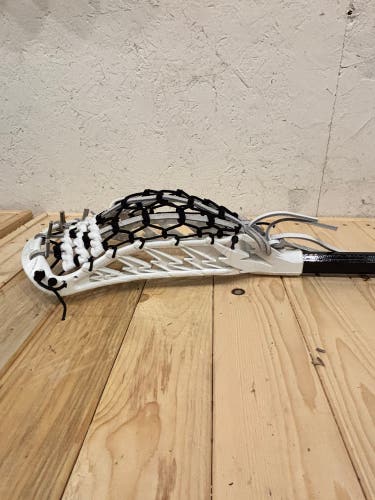 Mohawk Box Lacrosse Mach1 Head w/ black Ripwood Shaft