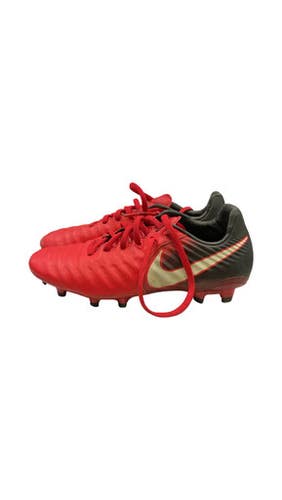 Used Nike TIEMPO Soccer Cleats Red Senior 5 11859-S000030315