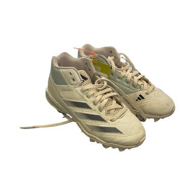 Used Adidas ADIZERO IMPACT BB/SB Cleats White Junior 01.5 11859-S000030321