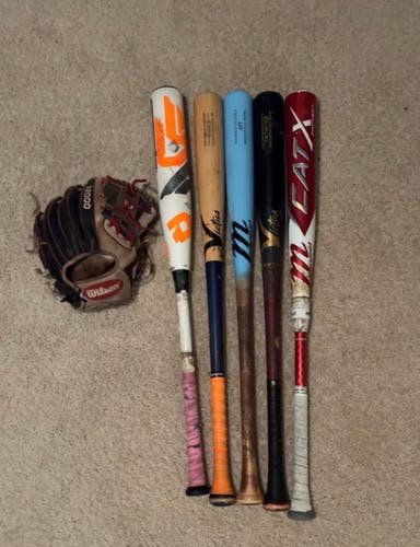 2018 Marucci AP5 Wood BBCOR Certified Bat (-3) 30 oz 33" (Used)