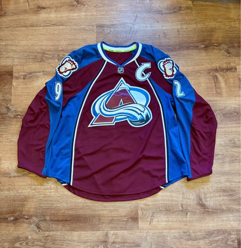 Reebok Authentic Gabriel Landeskog Colorado Avalanche Jersey Indo Edge Yeti (56)