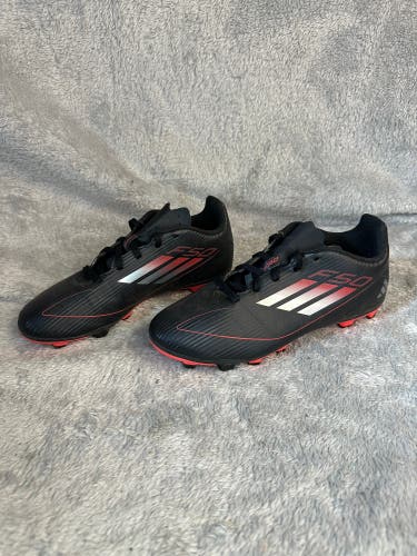 Black Unisex 3.5Y (Big Kids / Youth) Adidas F50 adizero Cleats Molded Cleats (Used)