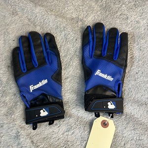 Blue Small Franklin 2nd-Skinz Batting Gloves (Used)