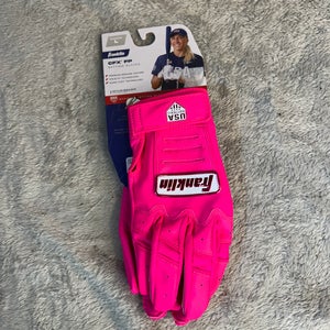 Pink Large Franklin Batting Gloves (New)