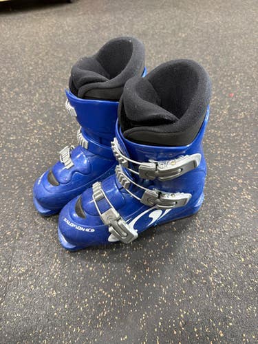 Used Salomon PERFORMA T3 Boys DH Ski Boot Royal Blue 230 MP - J05 - W06 11337-S000484483