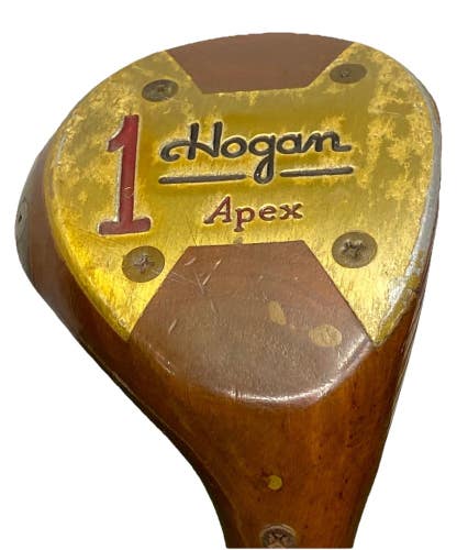 Ben Hogan Apex Oil Hardened Persimmon Driver RH Dynamic Regular Steel 41.5" HC
