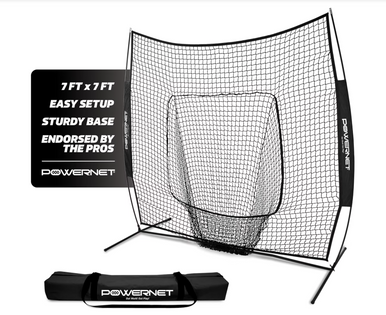 Used Powernet 7X7 HITTING NET BB/SB Pop-up Net 11337-S000483315