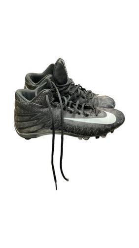 Used Nike ALPHA MENACE Adult FB Cleats Black Senior 11 11859-S000030309