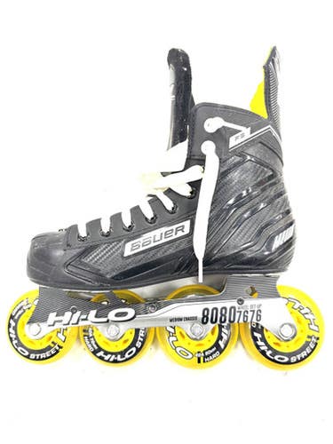 Used Bauer Roller Hockey Skates Black Senior 6 11860-S000307153