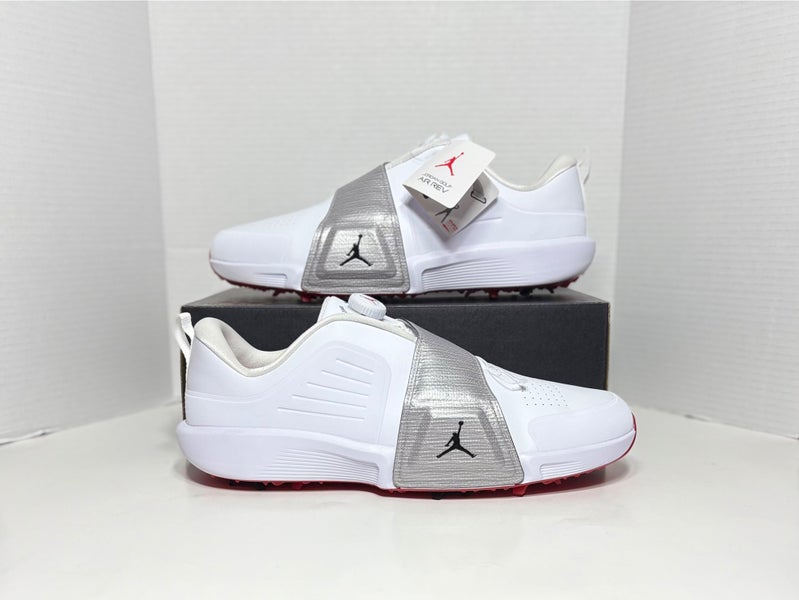 Men's Size M 14.0 (W 15.0) Jordan Golf Shoes (New) Nike Jordan “Air Rev” Men’s Golf shoes FV6338-100