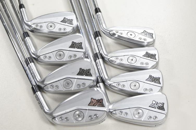 PXG Gen6 0311 XP Double Chrome 4-W,GW Iron Set Stiff Flex Right Steel # 213752