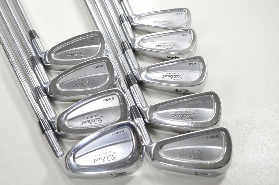 Titleist 690 CB Forged 3-PW,W Iron Set Stiff Flex Right DG S300