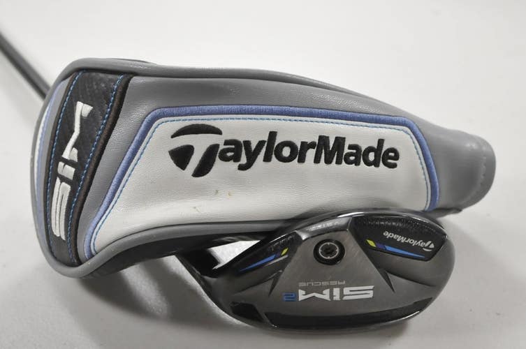 TaylorMade SIM2 Rescue 4-22* Hybrid Stiff Flex Right Tensei AV Graphite # 213817
