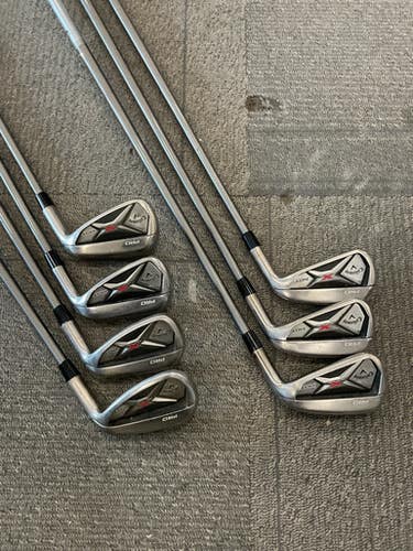 Used Callaway X HOT PRO Mens Iron Set RH 5I-GW/AW 11614-S000234811