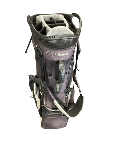 Used LIVSIN GOLF Mens Stand Bag Black 11613-S000180646