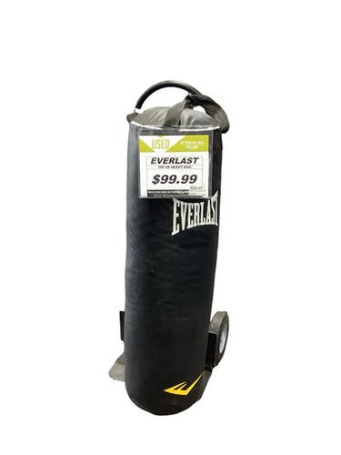 Used Everlast 100 LB HEAVY BAG Boxing Heavy Bag Black 100 lb 11347-S000267499