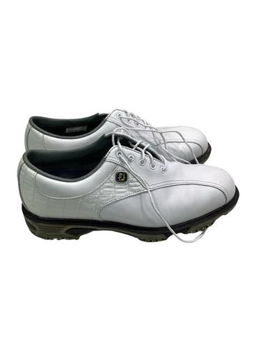 Used Foot Joy DRY JOY TOUR Mens Golf Shoes White Senior 7 11347-S000267501