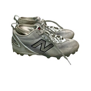 Used New Balance FREEZE LAX Cleats Mens White Senior 7 11347-S000267498