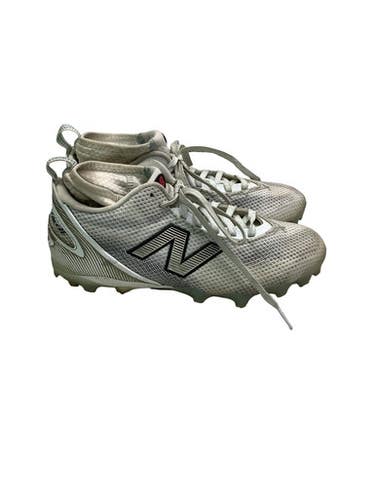 Used New Balance FREEZE LAX Cleats Mens White Senior 7 11347-S000267498