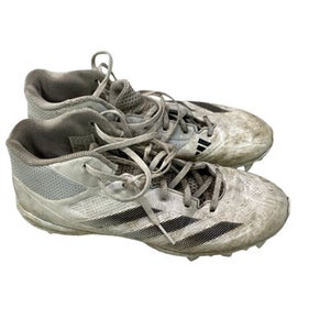 Used Adidas LAX Cleats Mens White Senior 9.5 11347-S000267534
