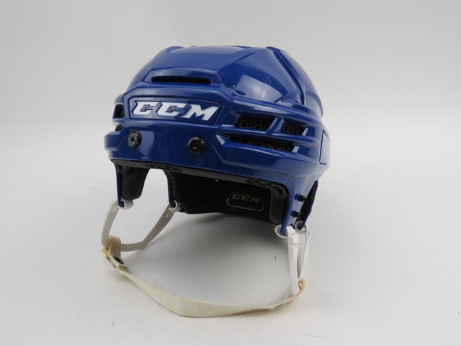 CCM Super Tacks X Pro Stock Hockey Player Helmet Royal Blue Senior Small MiC