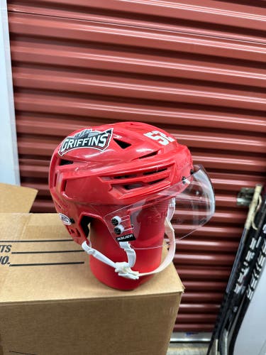 Signed Santeri Knyzhov Grand Rapids Griffins Bauer Re-Akt 155 Helmet