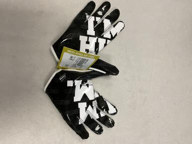 Used Battle Sports RECEIVER GLOVES FB Gloves Black SM 11490-S000271542