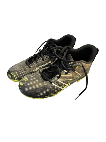 Used New Balance LAX Cleats Boys Black Junior 05.5 11682-S000131176