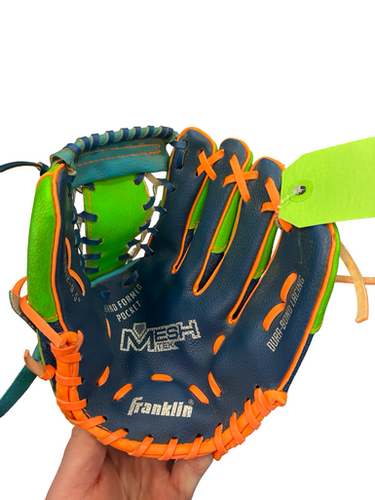 Used Franklin MESHTEK BB/SB Glove RH Throw Green 9 1/2" 11682-S000131140