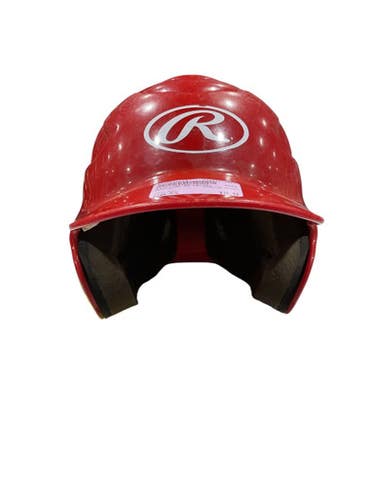 Used Rawlings BB HELMET Batting Helmet No Mask Red M/L 11847-S000034522