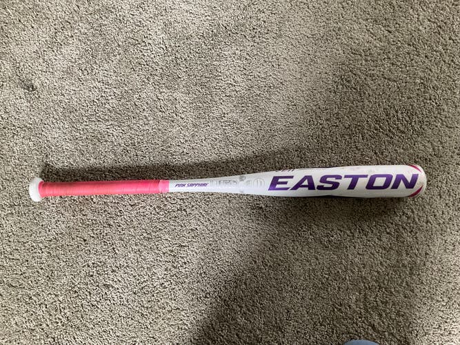 Easton Pink Sapphire Alloy Bat (-10) 17 oz 27" (Used)