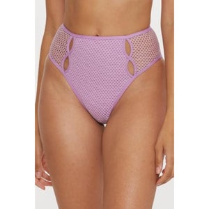 BECCA by Rebecca Virtue Bikini Bottom Women's Medium Purple Swimwear DSGL1172