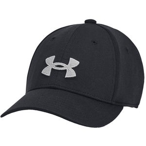 Under Armour Blitzing 1376708-002 Baseball Cap Kids Medium Black Stretch DSGL976