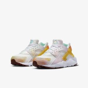 Nike Huarache Run FJ7715-171 Kids US 5.5 Sail Orange Sportswear Shoes HTAT585